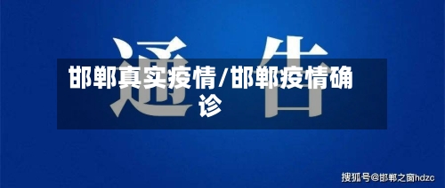 邯郸真实疫情/邯郸疫情确诊