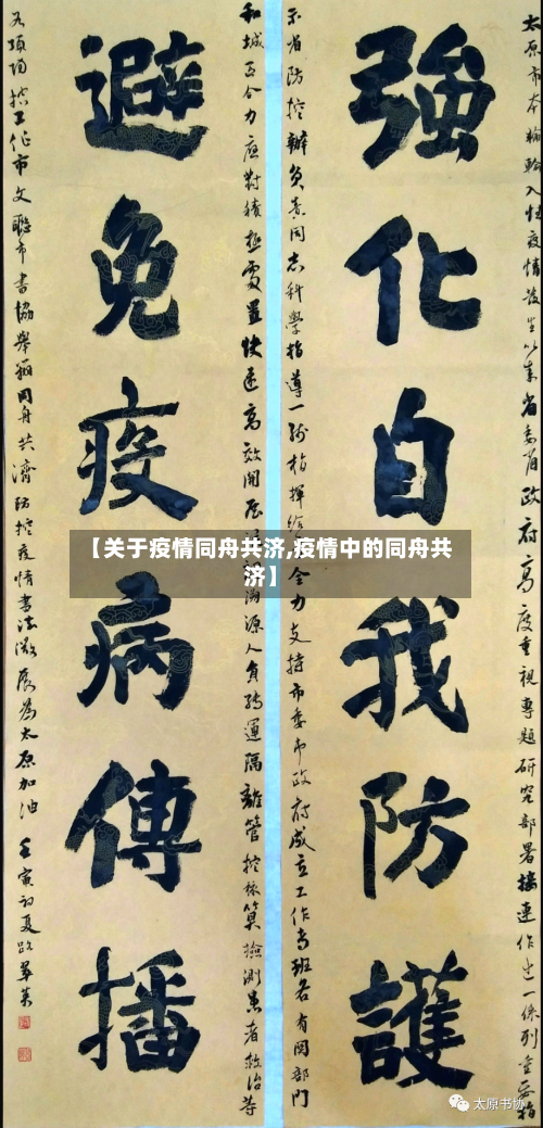 【关于疫情同舟共济,疫情中的同舟共济】